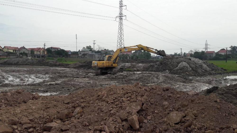 Dự án đang thi công hạ tầng