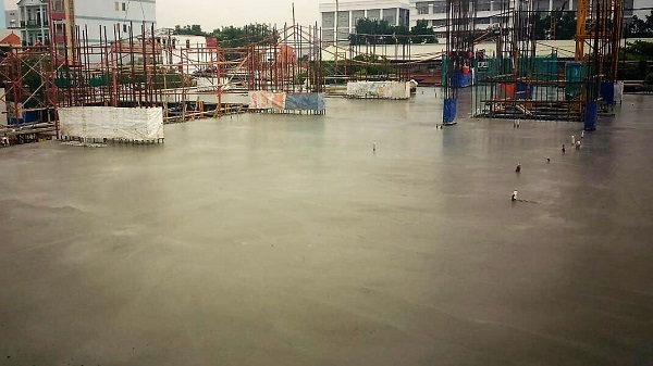Dự án đang đổ bê tông sàn 2 Block B