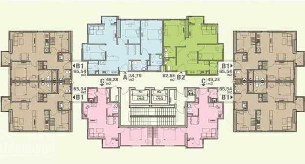 Mặt bằng tầng điển hình