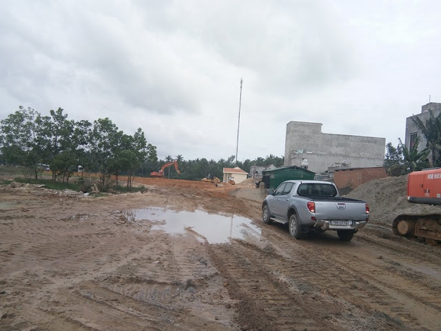 Dự án đang thi công hạ tầng