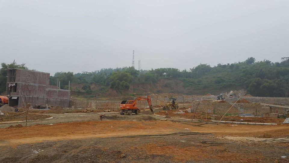 Dự án đang thi công hạ tầng