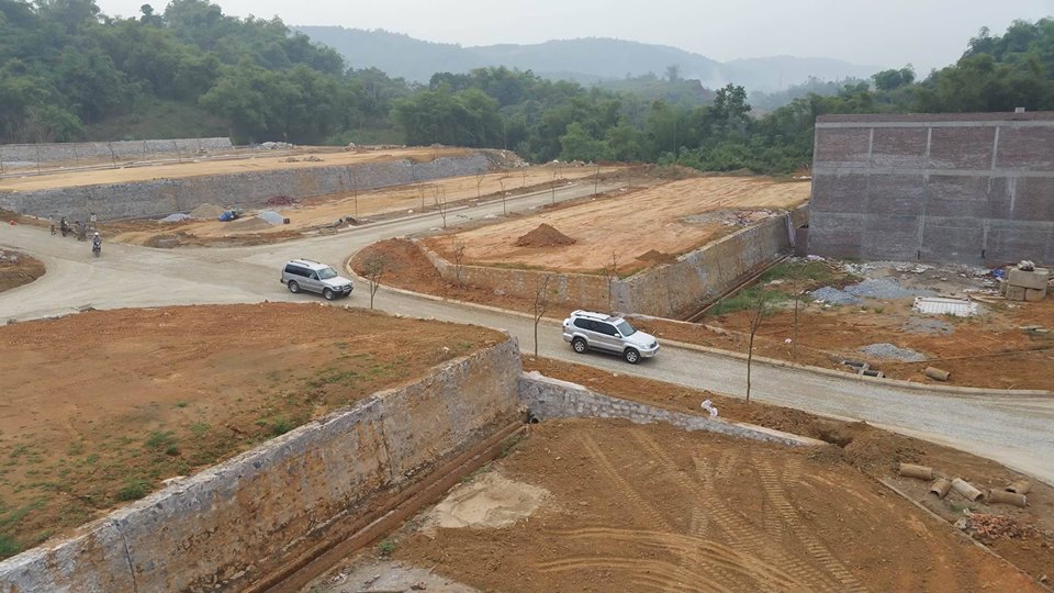 Dự án đang thi công hạ tầng