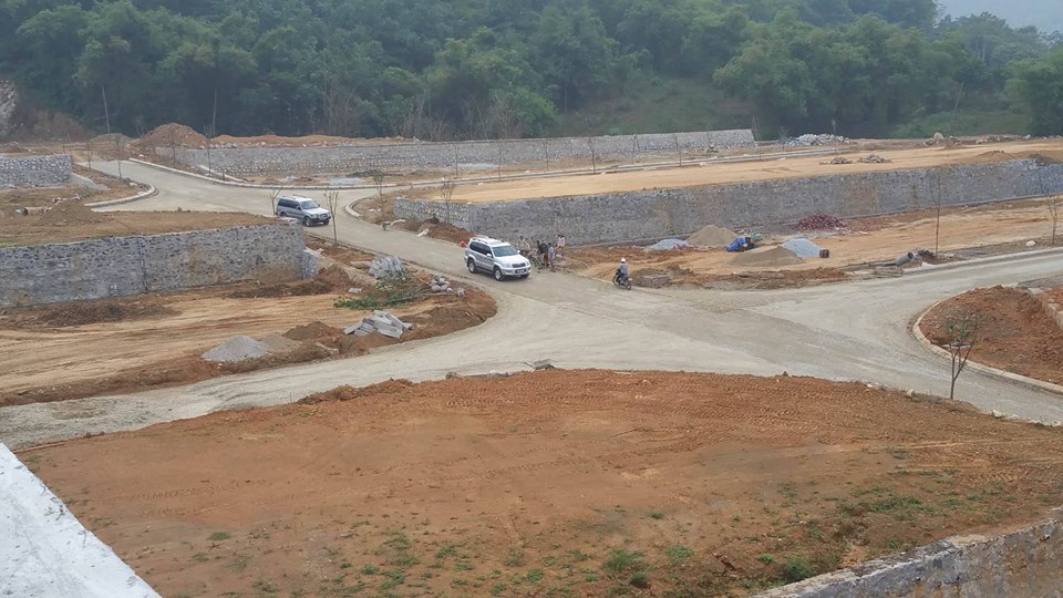 Dự án đang thi công hạ tầng