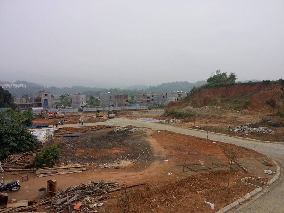 Dự án đang thi công hạ tầng