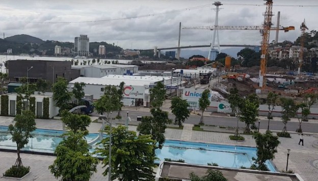 Dự án đang hoàn thiện hạ tầng và thi công móng