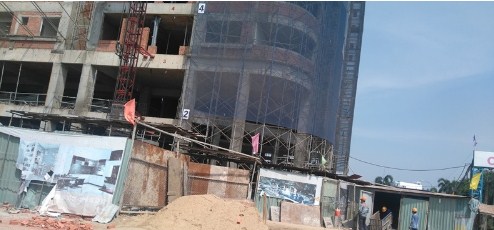 Dự án đang thi công phần thô