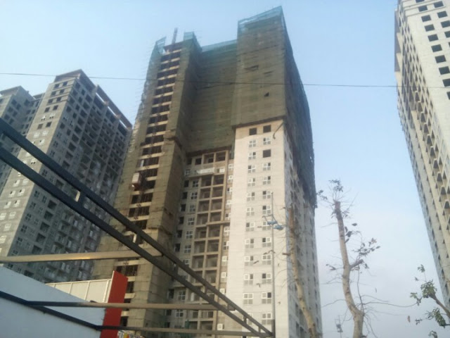 Dự án đang hoàn thiện nội thất các tòa A, B, C