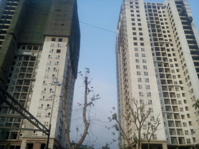 Dự án đang hoàn thiện nội thất các tòa A, B, C