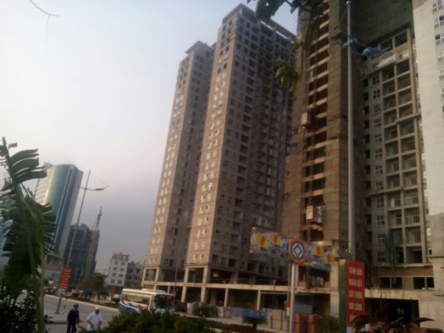 Dự án đang hoàn thiện nội thất các tòa A, B, C