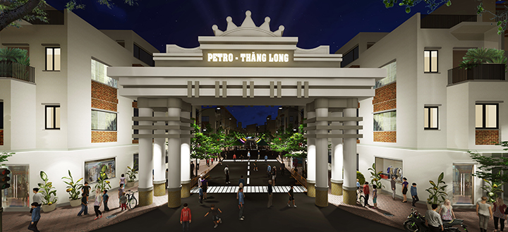 Nhà phố liền kề Petro Thăng Long  2