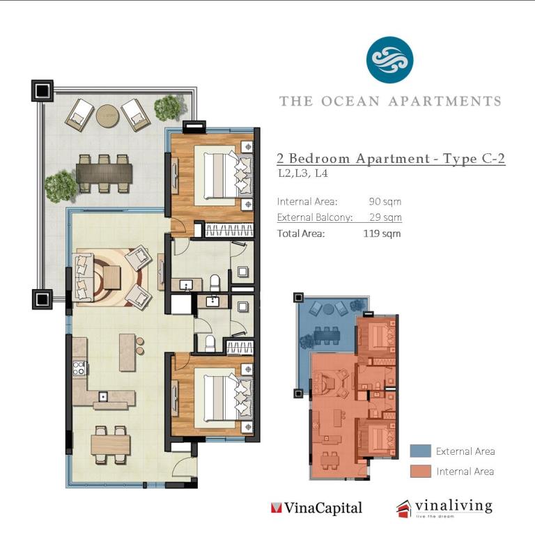 Thiết kế căn hộ C2