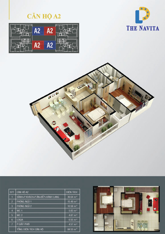 Thiết kế căn hộ A2