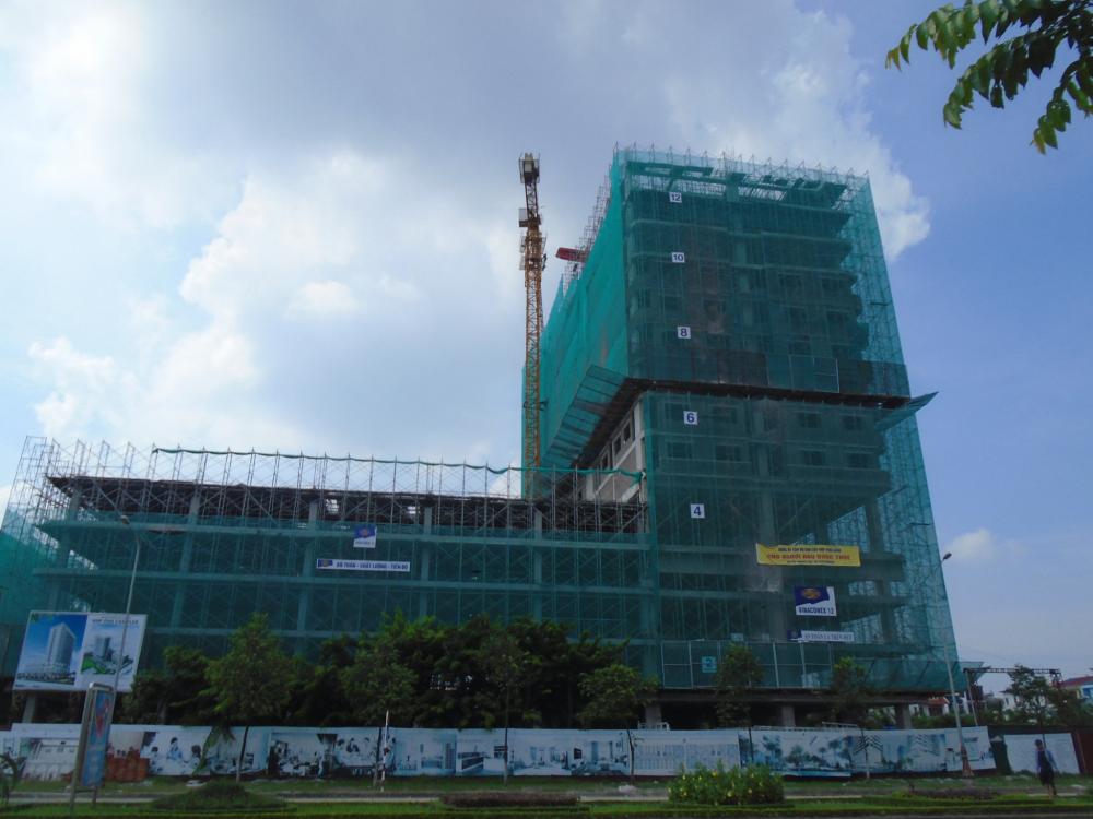 Dự án đã hoàn thiện được 70% phần thô