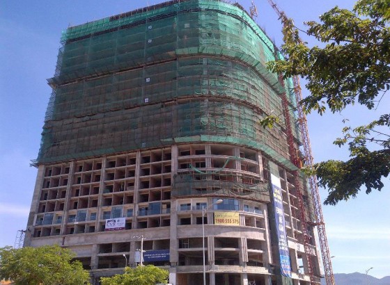 Dự án đang thi công, hiện triển khai đến tầng 29