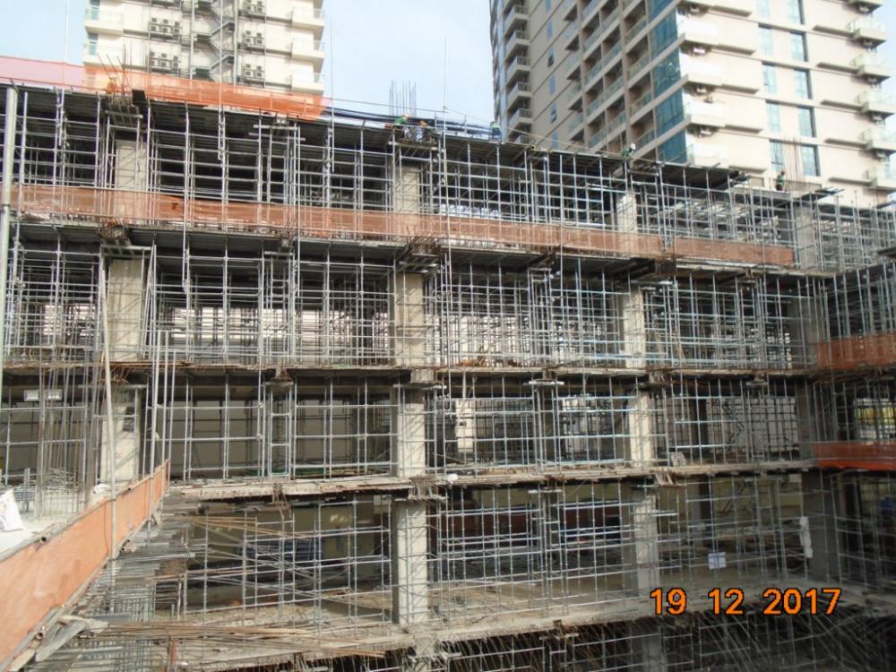 Dự án đang thi công tầng 3, 4, 5