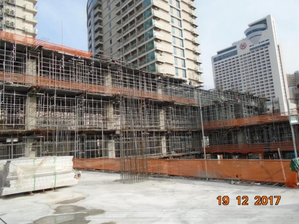 Dự án đang thi công tầng 3, 4, 5