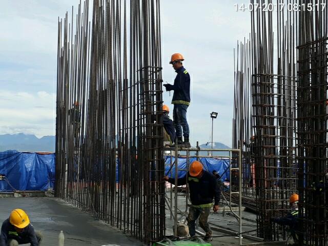 Dự án đã xây tới tầng 12-13