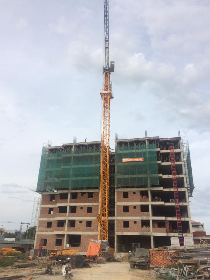 Hoàn thành sàn tầng 9