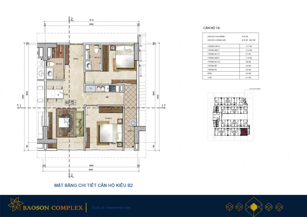 Thiết kế căn hộ B2