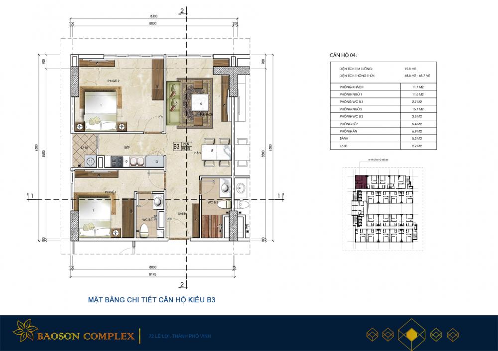 Thiết kế căn hộ B3