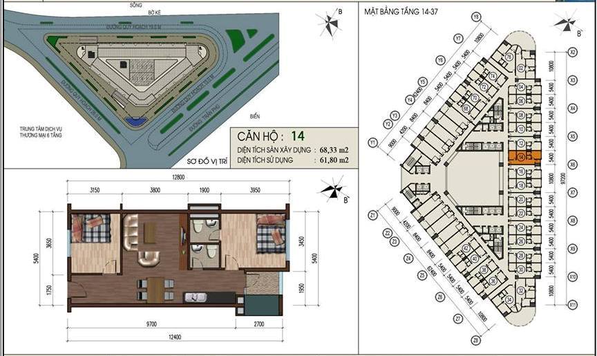 Thiết kế căn hộ 14