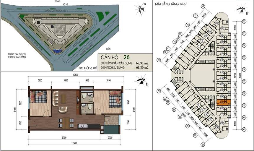 Thiết kế căn hộ 26