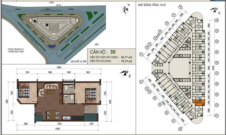 Thiết kế căn hộ 30