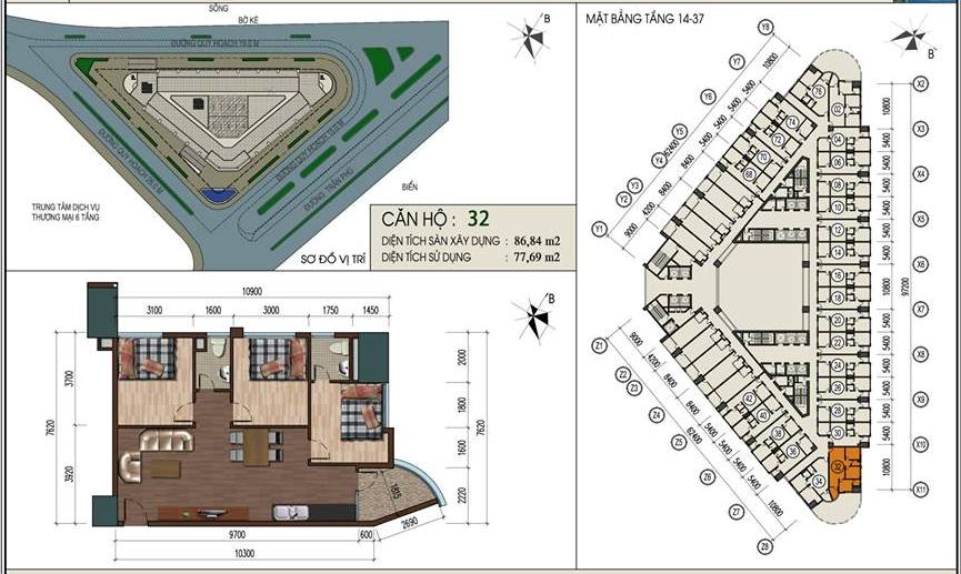 Thiết kế căn hộ 32