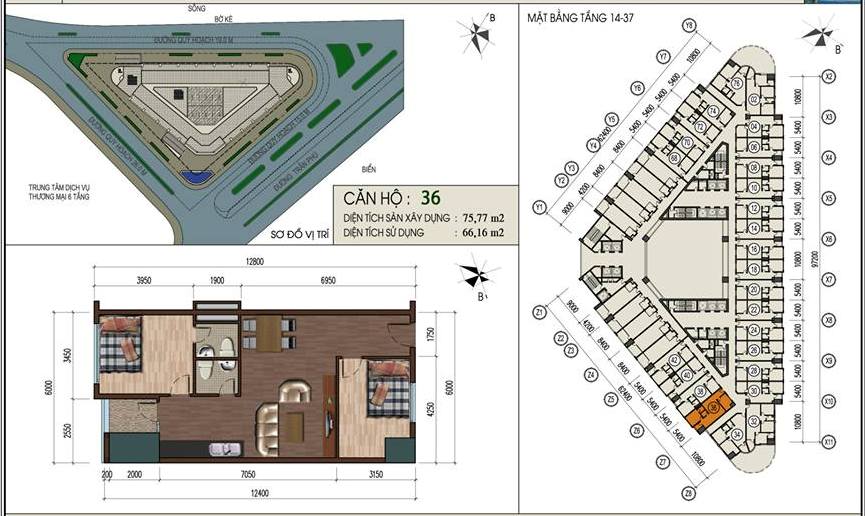 Thiết kế căn hộ 36