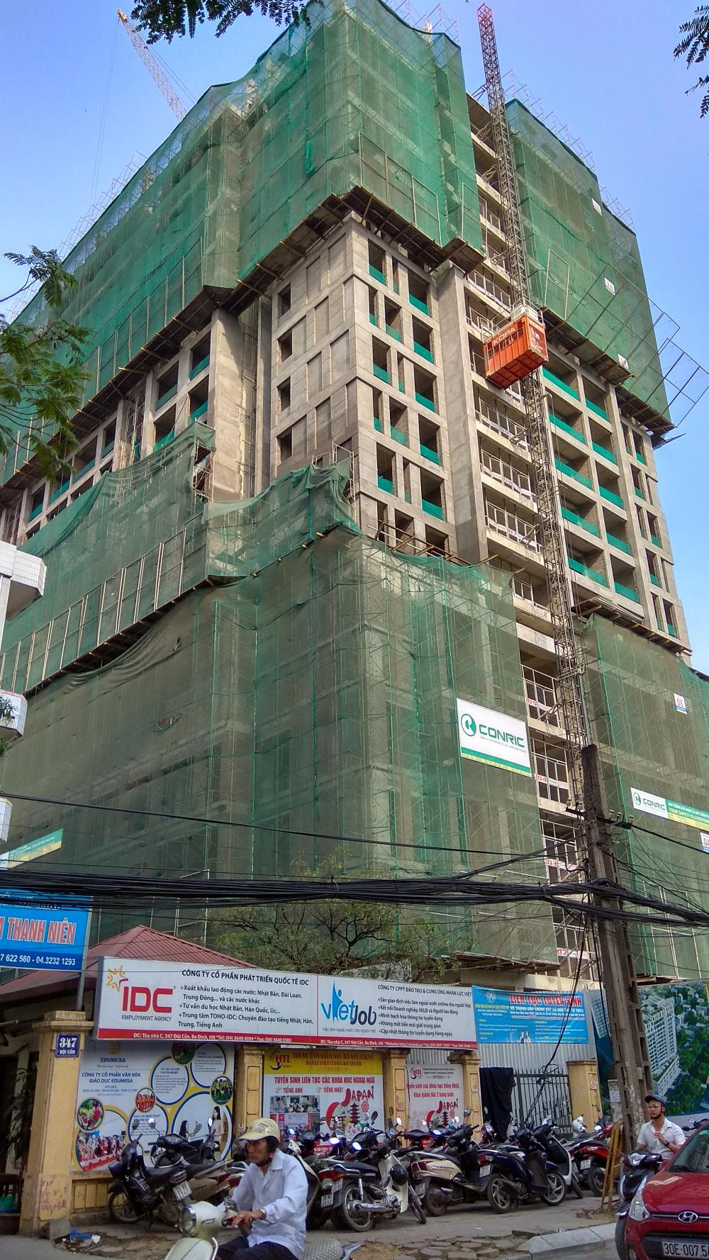 Dự án đang thi công tới tầng 17