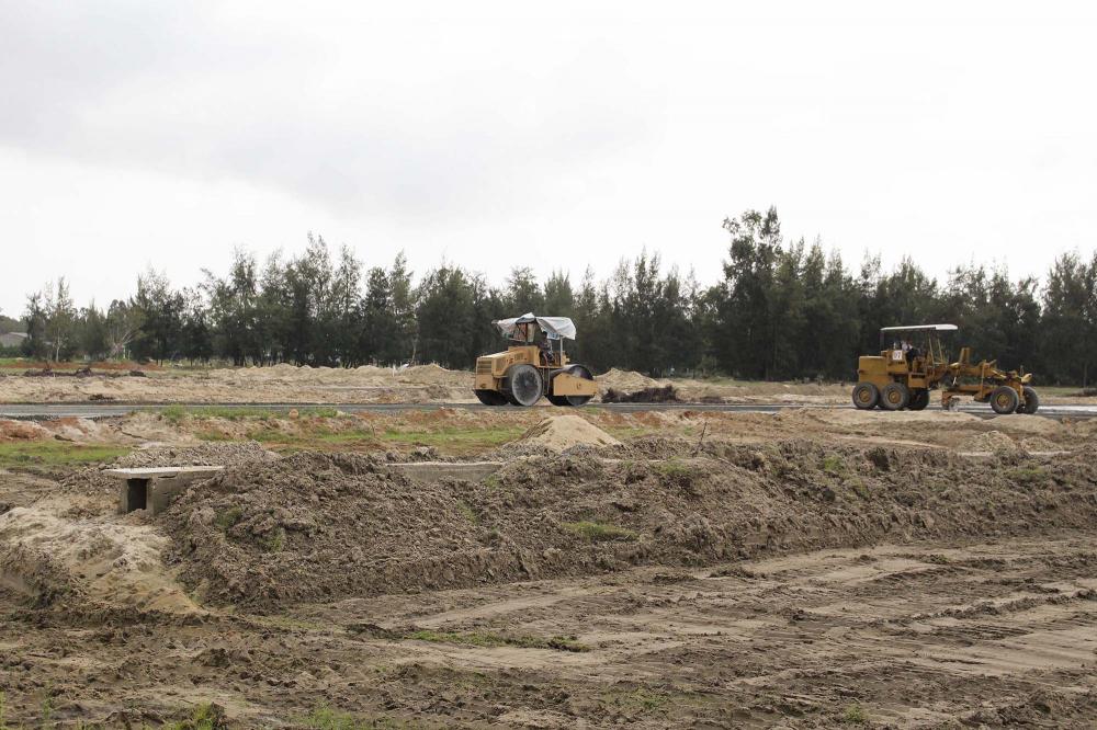 Dự án đang thi công hạ tầng