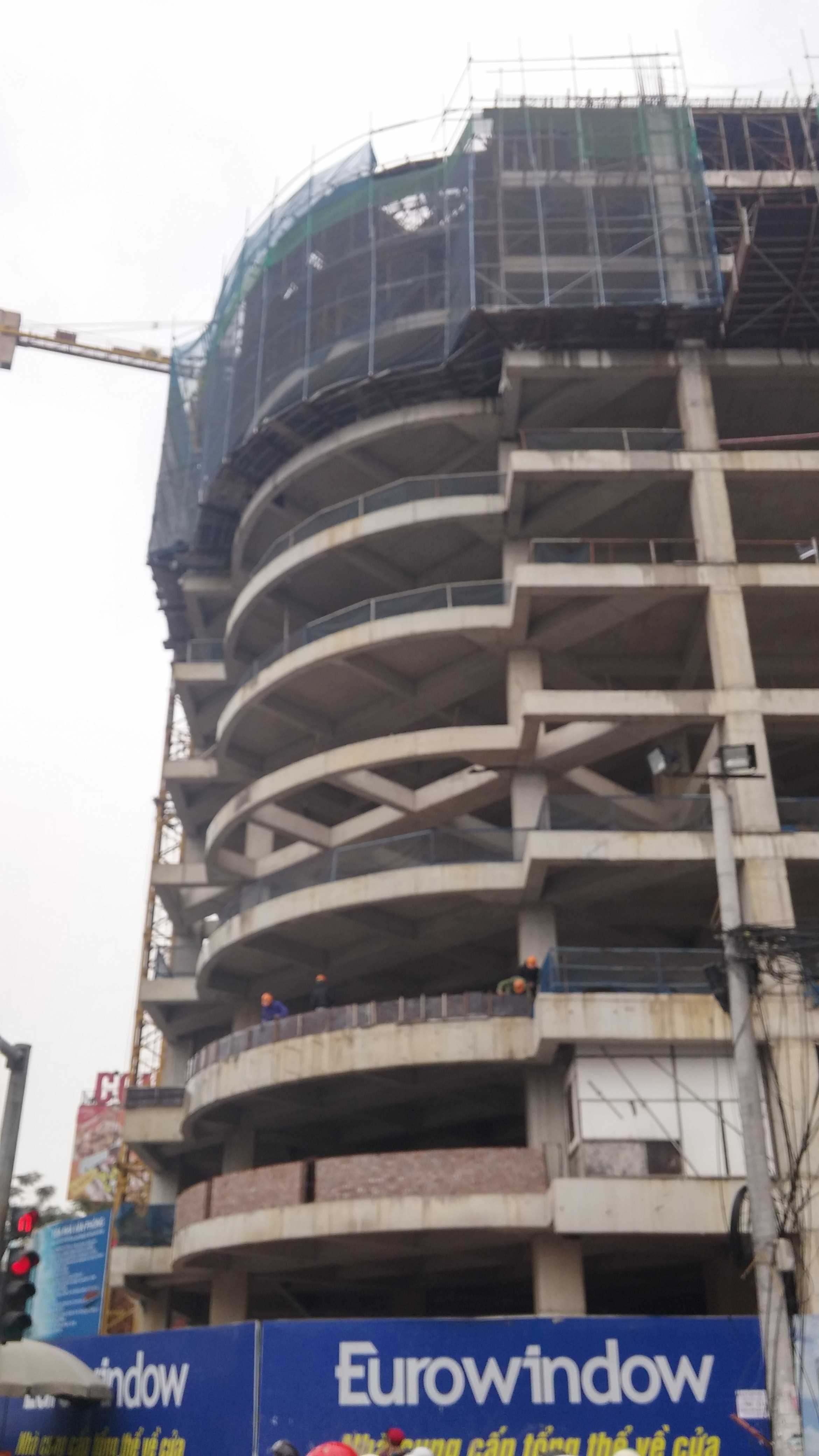 Dự án đang thi công mặt sàn tầng 11