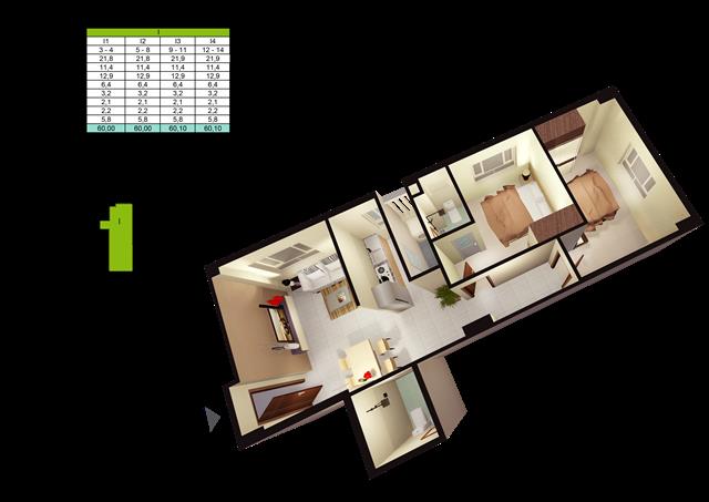 Thiết kế căn hộ I