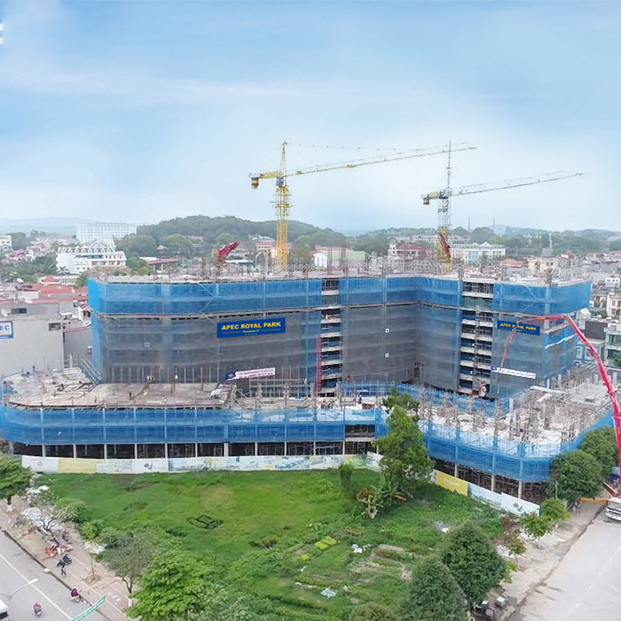 Dự án đang thi công hạ tầng