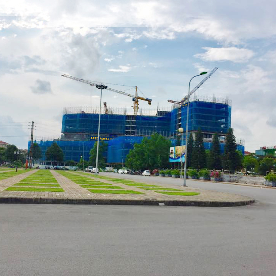 Dự án đang thi công hạ tầng