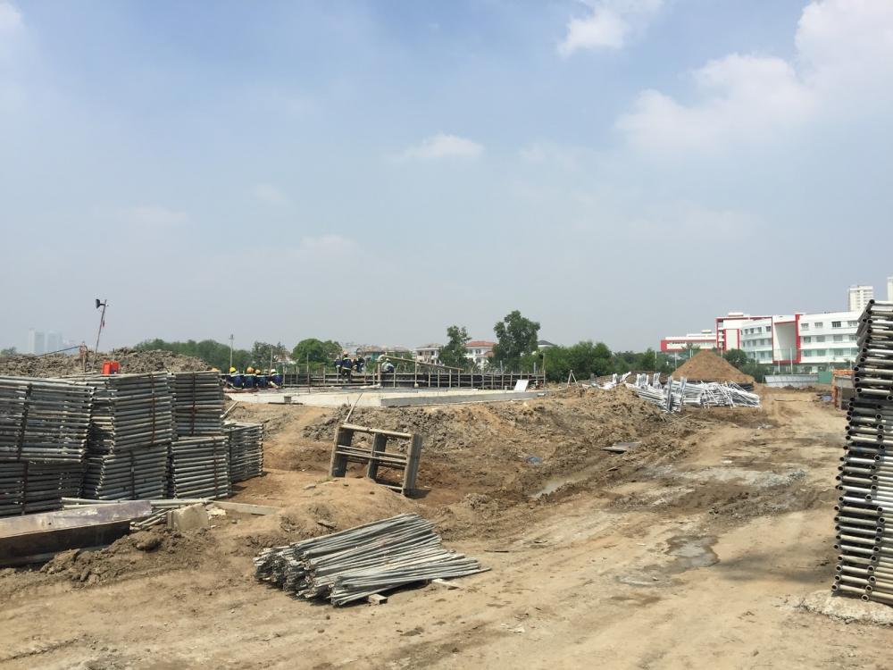 Dự án đang thi công phần thô