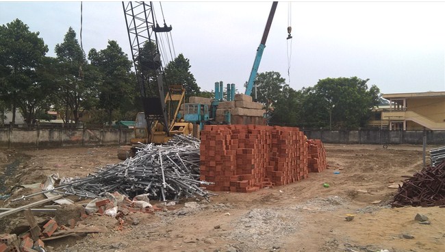 Dự án đang thi công hạ tầng