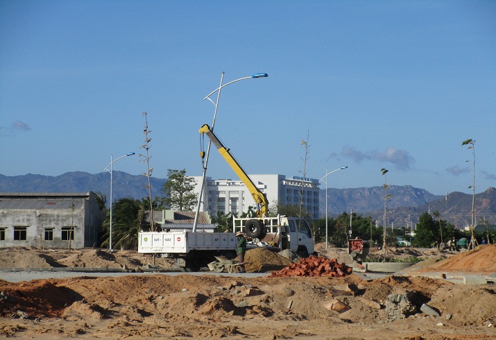 Dự án đang hoàn thiện hạ tầng