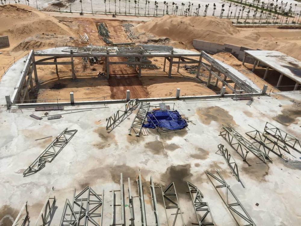 Các hạng mục đang được xây dựng