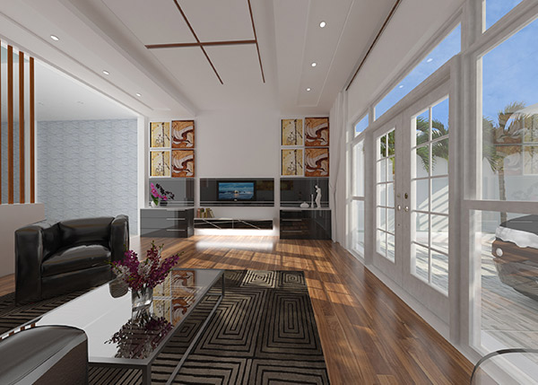 Nhà phố sân vườn 2