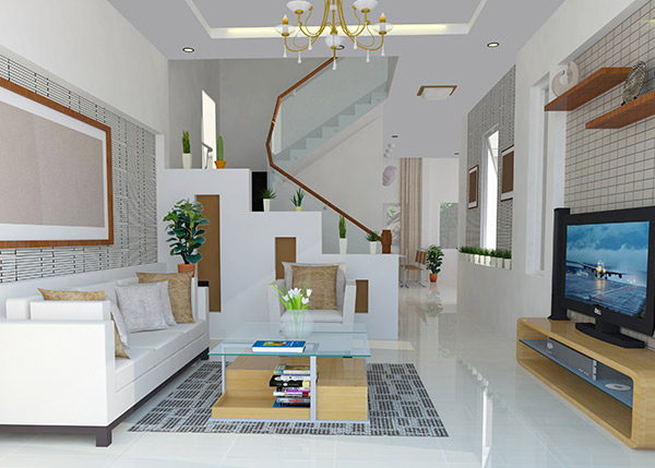 Nhà phố sân vườn 5