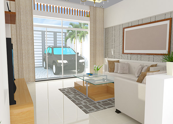 Nhà phố sân vườn 4