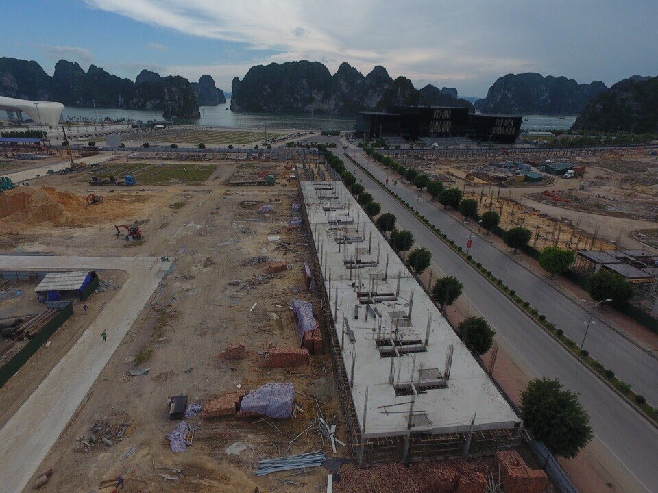 Dự án đang thi công móng