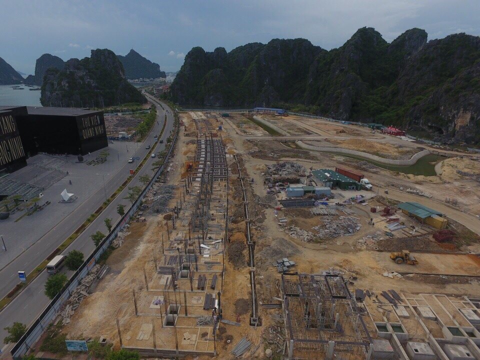 Dự án đang thi công móng