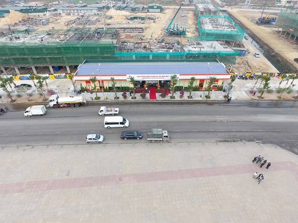 Dự án đang thi công sàn tầng 1