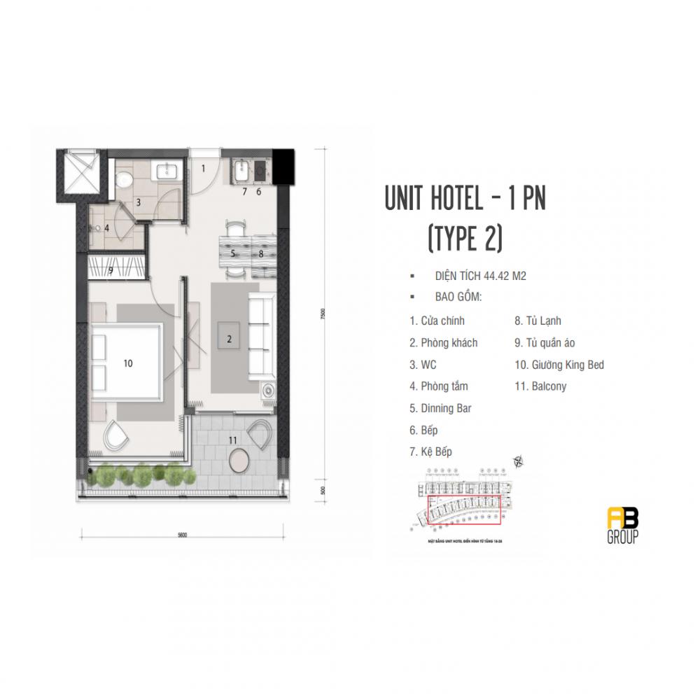 Thiết kế căn hộ loại 2