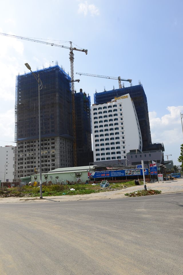 Dự án đang đổ sàn tầng 30