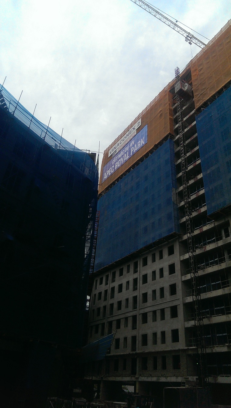 Dự án đang thi công phần thô