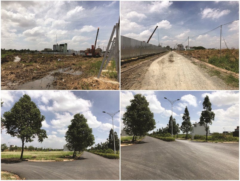 Dự án đang thi công hạ tầng