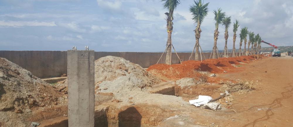 Dự án đang thi công hạ tầng